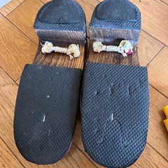 浴衣用　下駄　帯2点の画像