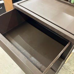 A2512-606 5段収納ケース ブラウン 中古美品の画像