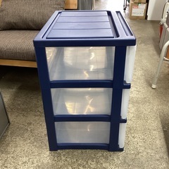 万代店　衣装ケース　3段　押入れ収納の画像