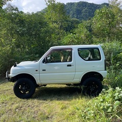 ジムニーjb23 リフトアップ　ヒッチキャリア　デフロックの画像