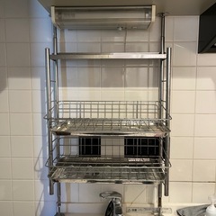 【23日取りに来れる方のみ】スチールラックの画像