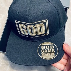 GOD GAME ブラックベースボールキャップ　箱付き  の画像