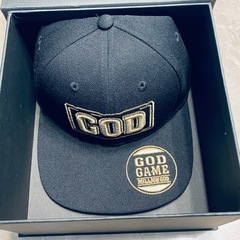 GOD GAME ブラックベースボールキャップ　箱付き  の画像