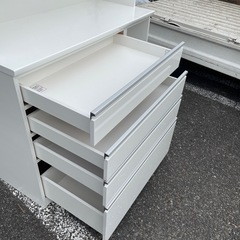 ニトリキッチンボード　レジューム120-2AG-S WHの画像