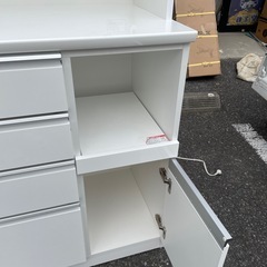 ニトリキッチンボード　レジューム120-2AG-S WHの画像