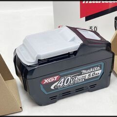 未使用 (充電済) マキタ 40V 5.0Ah バッテリ BL4050F A-72372 5Ah リチウムイオンバッテリーの画像