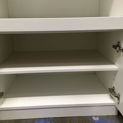 ★リユースのサカイ横浜南店★YM1736 NITORI レンジ台 ホワイト W60×D40×H90 クリーニング済みの画像