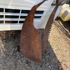 昔のノコギリの画像