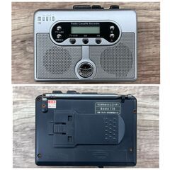 【レガストック川崎本店】ヤマノクリエイツ 録音機能付 ラジオ＆カセットレコーダー MUDIO778の画像