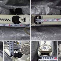 (E-365)　スキー板　LINE　HONEY BADGER / ビンディング　MARKER GRIFFON　タイヤ付きケース付属　雪　ウィンタースポーツ　中古の画像