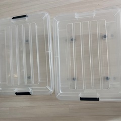 収納ケース、衣装ケース２個セットの画像