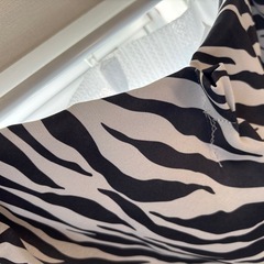 ゼブラ柄カーテンの画像