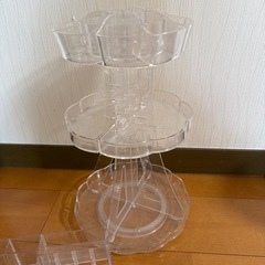 回転式コスメラック3段　リップケースの画像