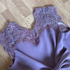 GIRL　ガール レース 切替 オールインワン パンツドレス　 セレモニー　フォーマル　 オケージョン　結婚式　二次会の画像