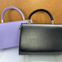 クロミ 持ち手付きロングストラップショルダープレートバッグ 全2色コンプ品の画像