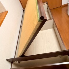 跳ね上げ式 畳ベッド シングル 収納付き｜引越しのための画像