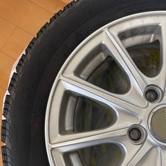スタッドレスタイヤ　ホイール付き　165 60 r14の画像