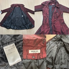 HIROKO BIS 高級デザインコート 玉蟲色 コシノヒロコ 未使用品の画像