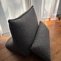 床置き背もたれ　バックレストクッションの画像