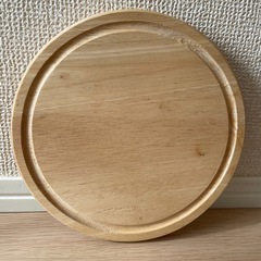 【plein de vie】ガラスドーム  ケーキドーム幅20cm木製プレートの画像