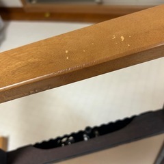 半年のみ状態！ナチュラル色こたつ座卓テーブル　105cmの画像