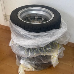 スタッドレスタイヤ　ホイール付き　165 60 r14の画像