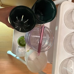 スリット鉢3種、穴無し鉢、それぞれ１個の画像