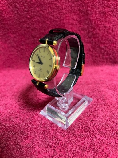 GUCCI グッチ シェリーライン 腕時計 GP 革 レディース ★中古★