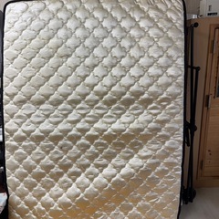 【すのこベッド＋マットレス】USBコンセント付き｜ダブルサイズ｜の画像