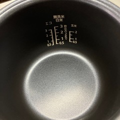 石2512-612 YAMAZEN 炊飯ジャー YJB-300 2019年製 通電確認済み 3合 美品の画像