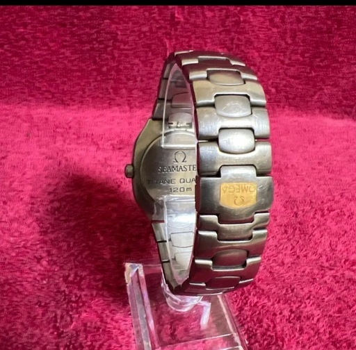 ★正規品★オメガ OMEGA ヴィンテージ シーマスター ポラリス チタン/K18 デイト クォーツ メンズ