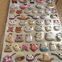 パンダ✖️中華プニプニシールの画像