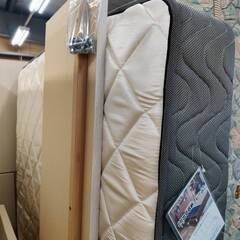 【愛品倶楽部柏店】ニトリ セミダブルベッド 収納付き RJ05EC 圧縮ポケットコイルマットレス フレーム＆マットレスSETの画像