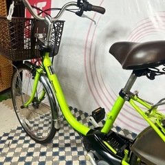 No.598 新基準パナソニックビビ・DX BE-ELD43 電動アシスト自転車24インチ整備済み ギア三段、鍵二本の画像