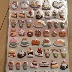 くま✖️スイーツ3Dシールの画像