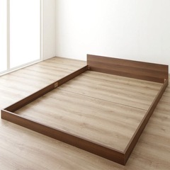 ベッドフレーム＋敷き布団＋枕　無料の画像