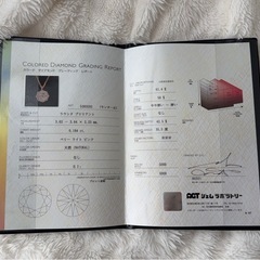 証明・鑑定書付き　SHINKAWA シンカワ　天然ダイアモンド0.184ct　18金　高級エレガントネックレス の画像