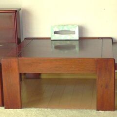 無料配達します🚚２点セット💖コーナーテーブル💖延長型サイドテーブル💖の画像