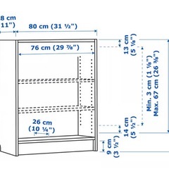 IKEA BILLY ビリー 本棚 ホワイト　完成品
の画像