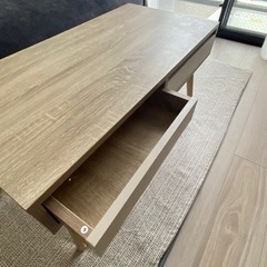 ローテーブル センターテーブル 引き出し付き テーブル 幅80cm の画像