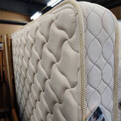 【愛品倶楽部柏店】セミダブルベッド 収納付き 「M:フランスベッド XA-241MS 硬め マルチラススプリング」 フレーム＆マットレスSETの画像