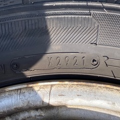 スタッドレスタイヤ　155/65/R14　4本　ダイハツ　タント　の画像