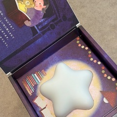 えほんライト 星型ライト 絵本付き　美品の画像