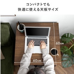 デスクになるワゴンの画像