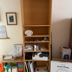 カラーボックス、レンジ台の画像