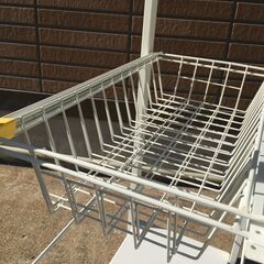 JM20568S)キッチンワゴン 幅：約30cm 高さ：約85cm  奥行：約50cm 中古品【取りに来られる方限定】の画像