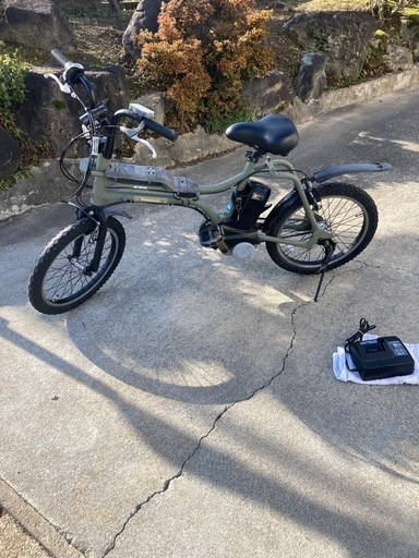 パナソニック♪電動アシスト自転車♪8Ah♪♪グレー パナソニック 電動自転車 8.9Ah 002