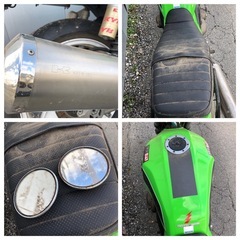 部品取り！カワサキ ZRX400   BC-ZR400E  400cc単車　不動車　廃車証/譲渡書有　直接取引限定　横浜市保土ヶ谷区の画像