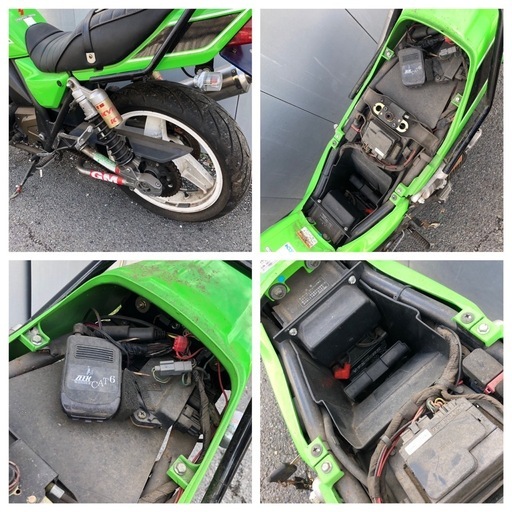 部品取り！カワサキ ZRX400 BC-ZR400E 400cc単車不動車廃車証/譲渡書有
