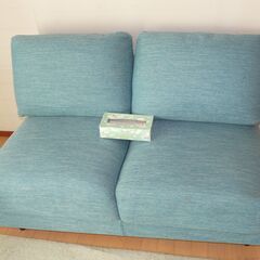 無料配達します🚚定価5万円💖超美品💖ニトリ💖ペットも人も快適💖傷・汚れに強いソファー💖２人掛け💖Nシールド💖の画像